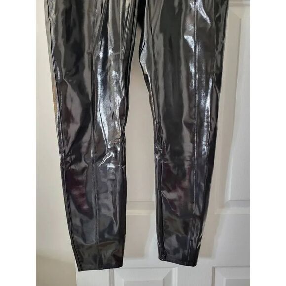 Spanx Faux Patent Leather Leggings 1X NWT - Picture 5 of 9